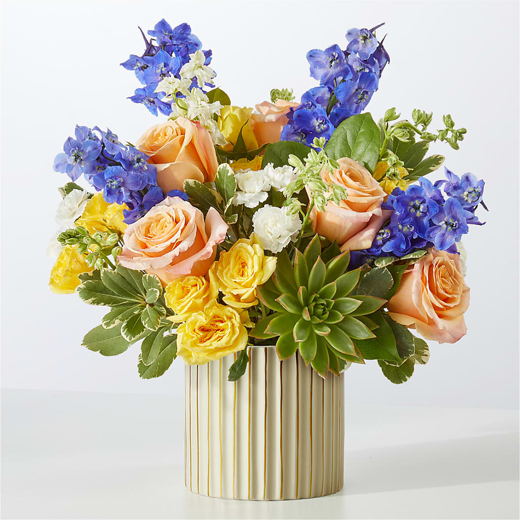 Cobalt Reverie Bouquet – MOORE'S FLOWERS & GIFTS, Fayette AL