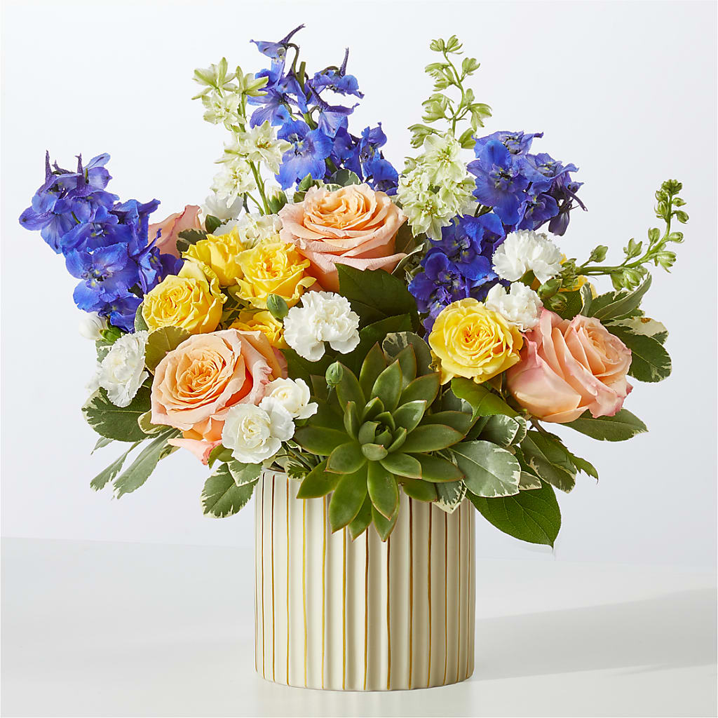 Cobalt Reverie Bouquet – MOORE'S FLOWERS & GIFTS, Fayette AL