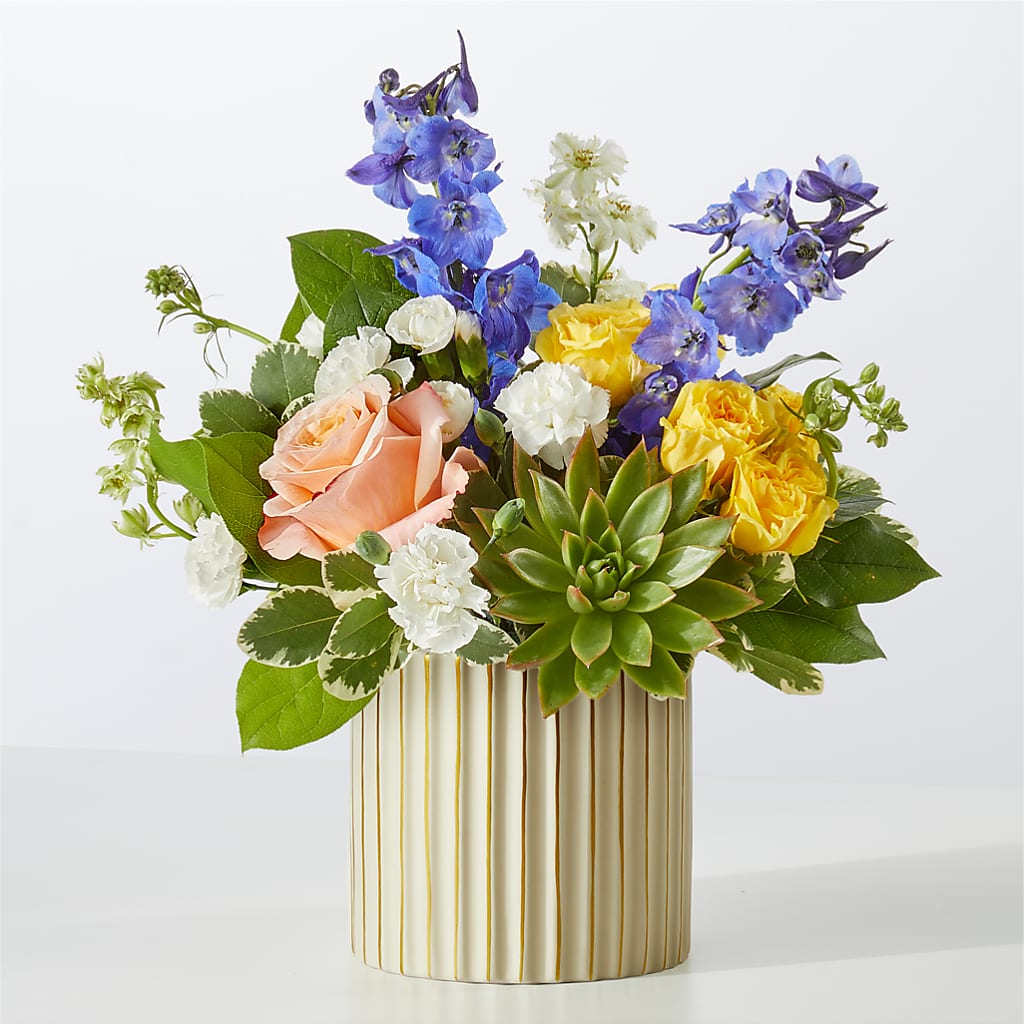 Cobalt Reverie Bouquet – MOORE'S FLOWERS & GIFTS, Fayette AL