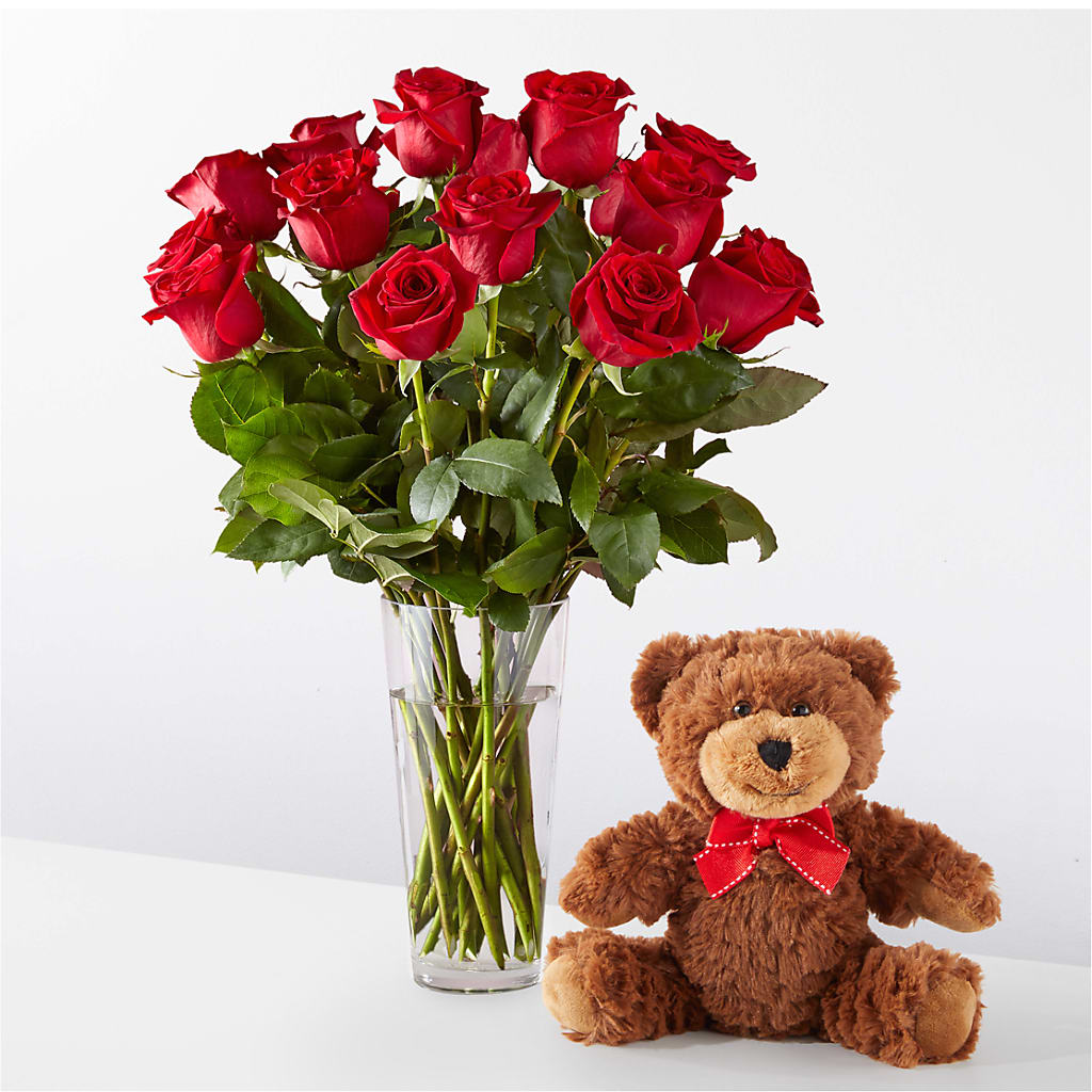 Romantic Long Stem Red Rose Bouquet Bundles – MOORE'S FLOWERS & GIFTS, Fayette AL