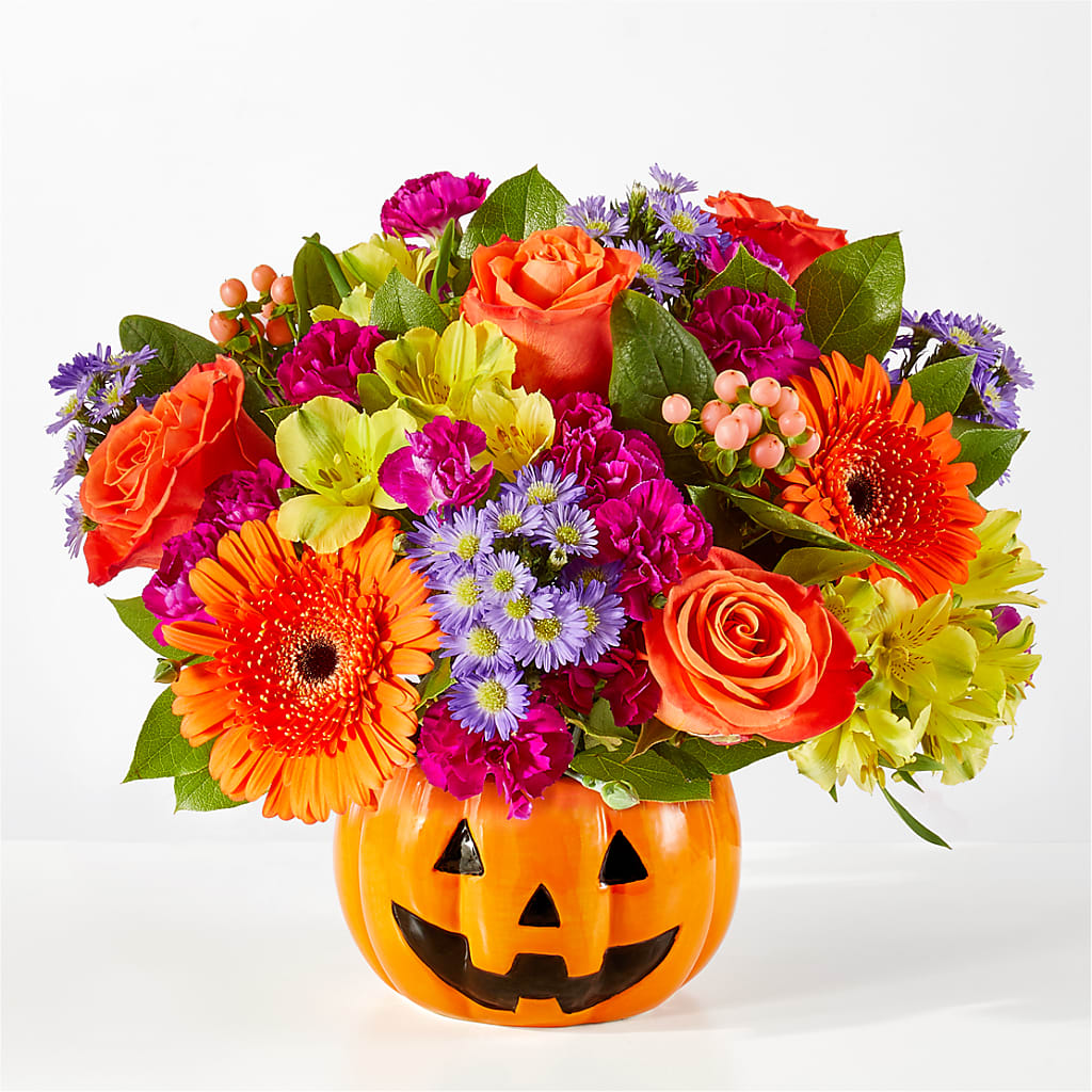 Tricks & Treats Pumpkin – MOORE'S FLOWERS & GIFTS, Fayette AL
