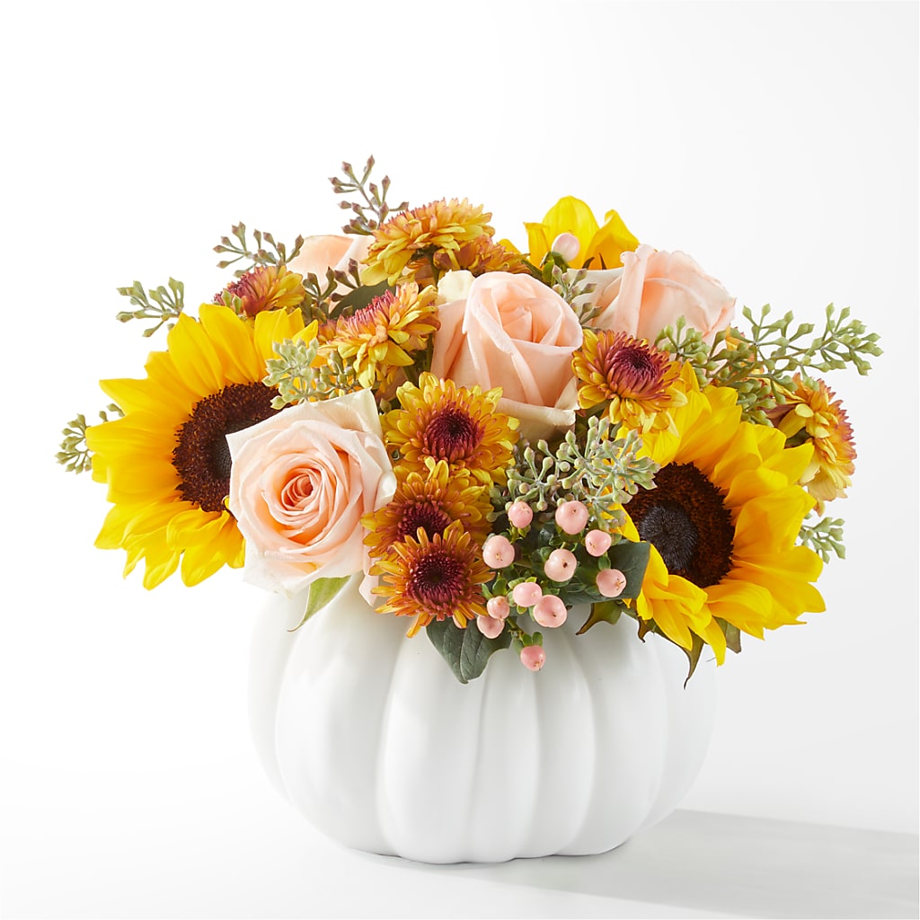 Pumpkin to Talk About Bouquet – MOORE'S FLOWERS & GIFTS, Fayette AL