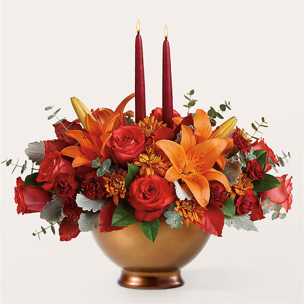 Fruits of Fall Centerpiece – MOORE'S FLOWERS & GIFTS, Fayette AL