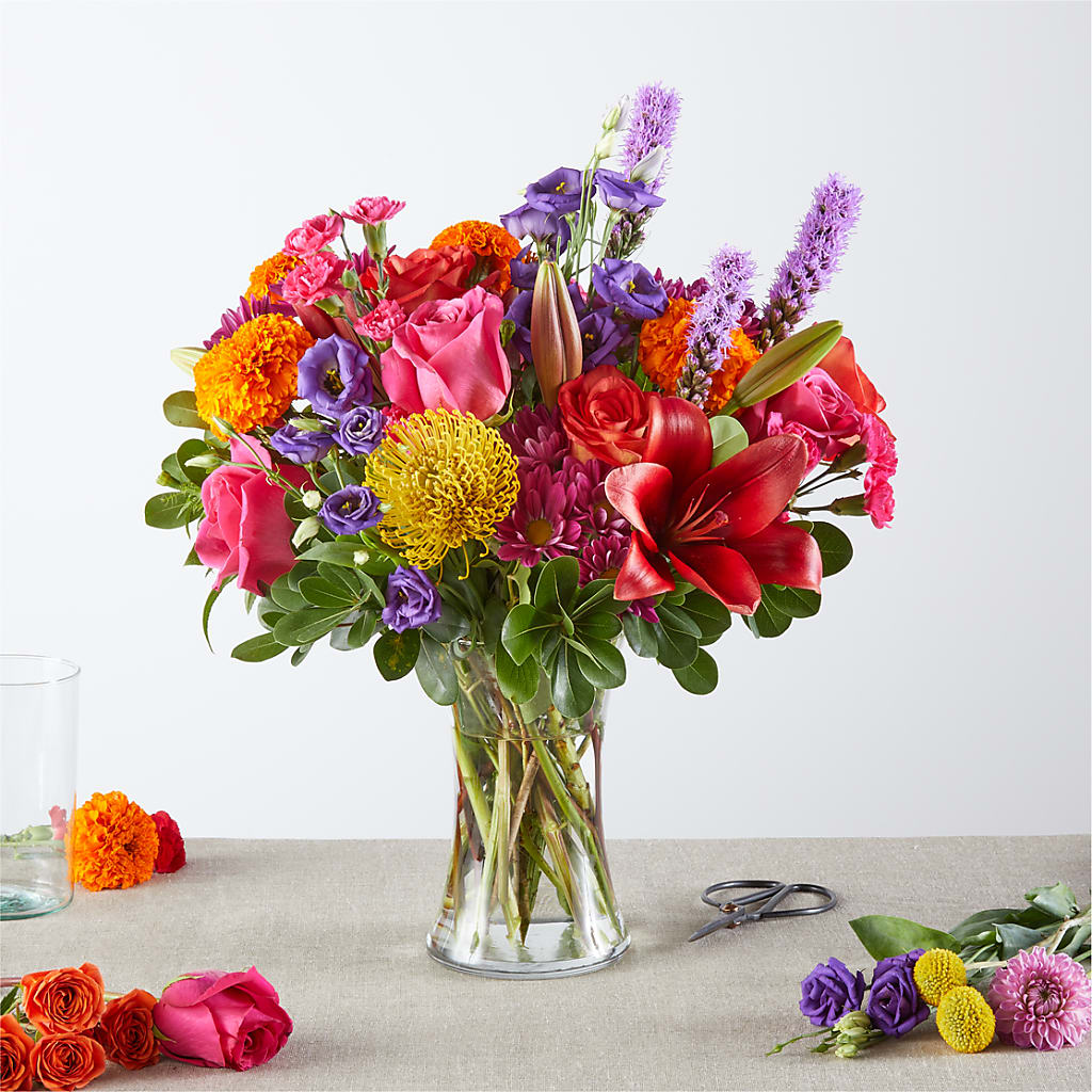 Feast of Color – A Florist Original – MOORE'S FLOWERS & GIFTS, Fayette AL