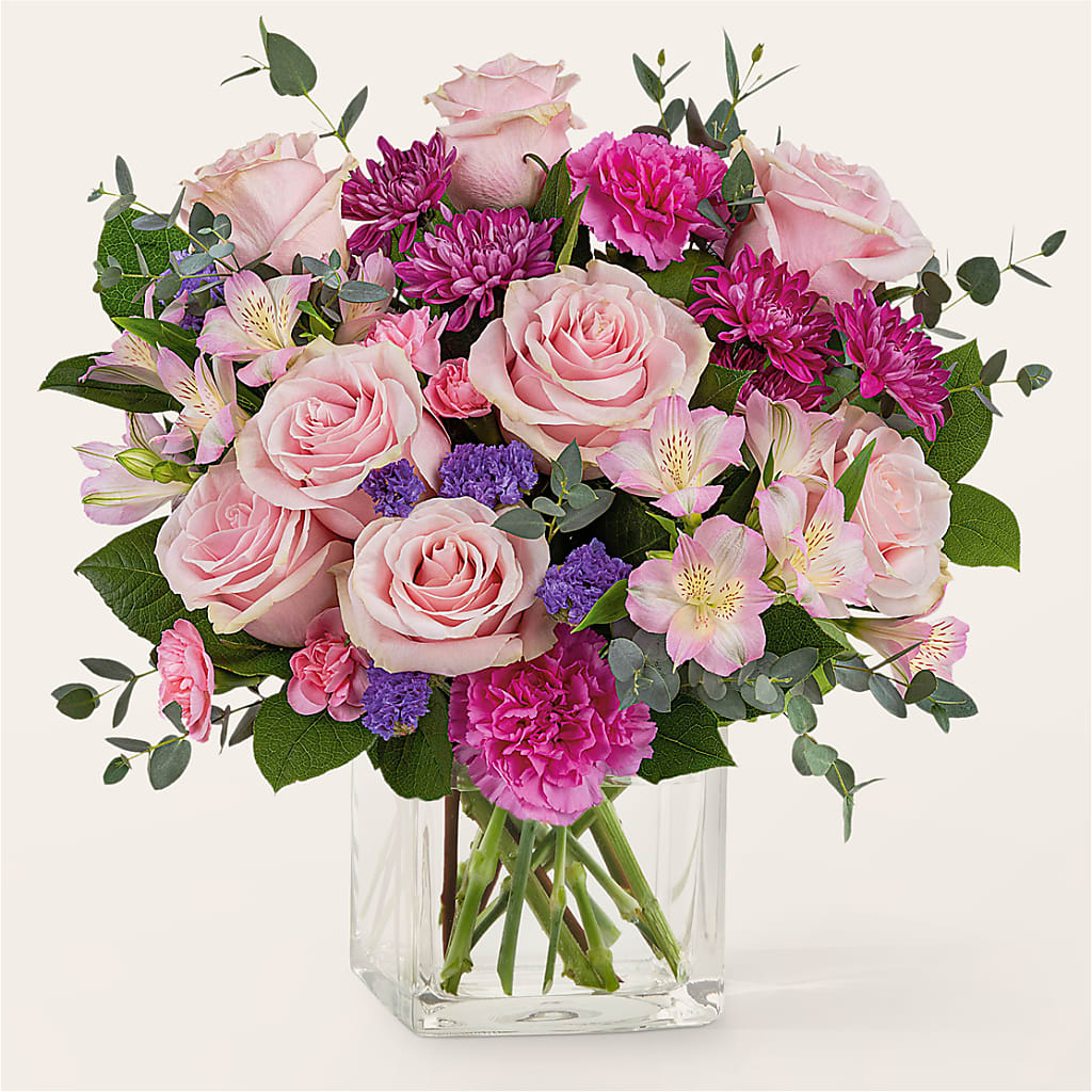 Rosy Radiance Bouquet – MOORE'S FLOWERS & GIFTS, Fayette AL