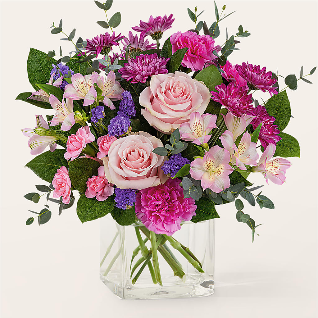 Rosy Radiance Bouquet – MOORE'S FLOWERS & GIFTS, Fayette AL