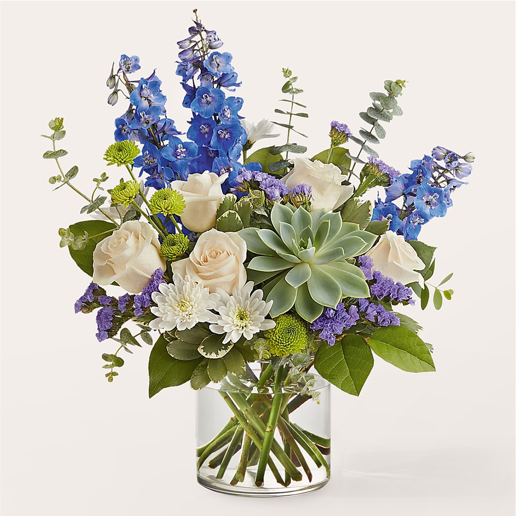 Cerulean Waves Bouquet – MOORE'S FLOWERS & GIFTS, Fayette AL