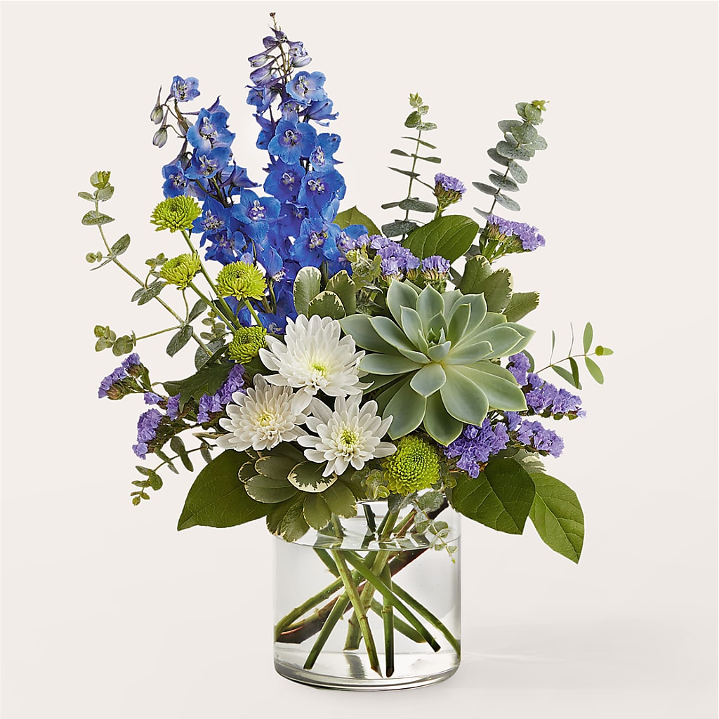 Cerulean Waves Bouquet – MOORE'S FLOWERS & GIFTS, Fayette AL