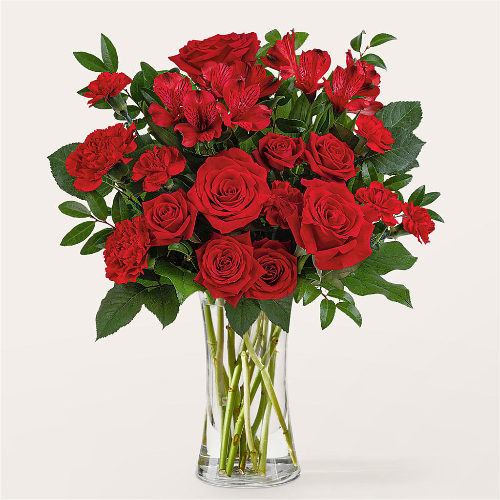 Brilliant Ruby Bouquet – MOORE'S FLOWERS & GIFTS, Fayette AL