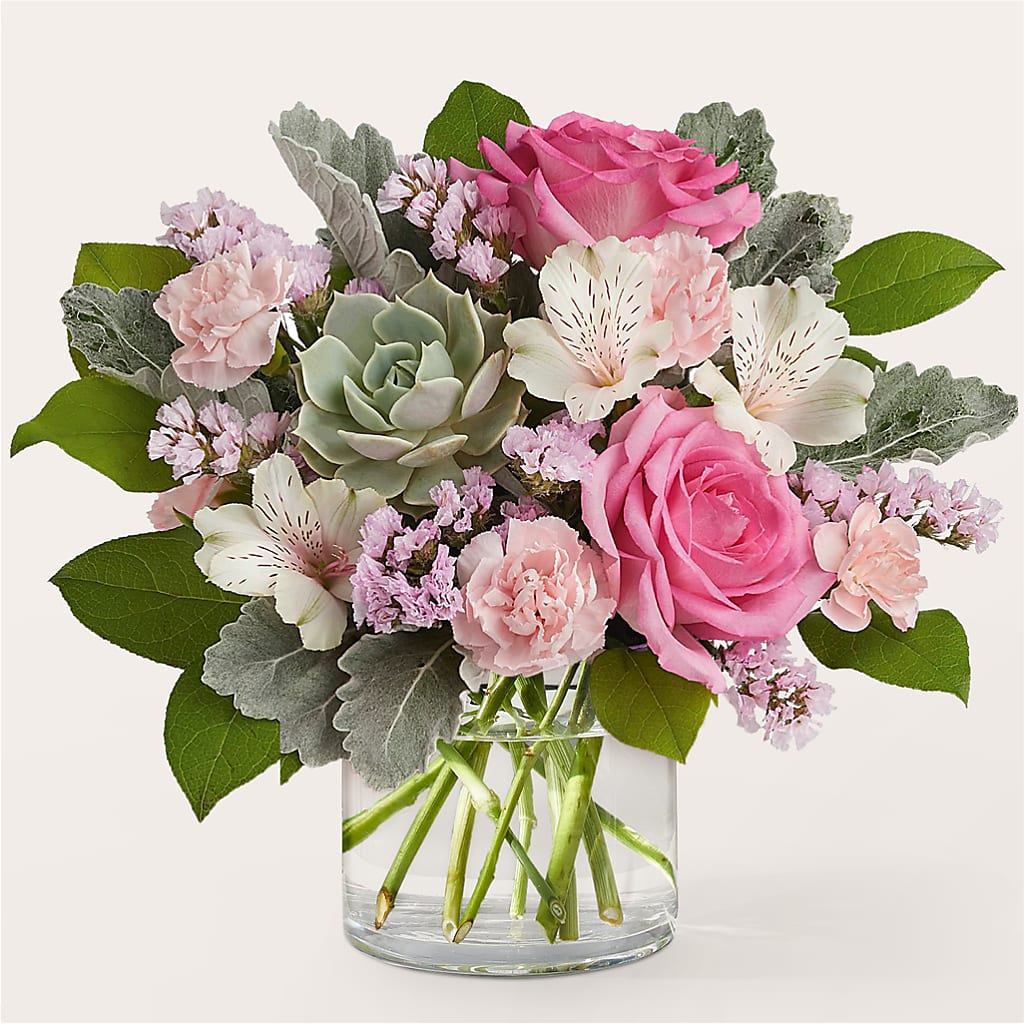 Dusty Rose Bouquet – MOORE'S FLOWERS & GIFTS, Fayette AL