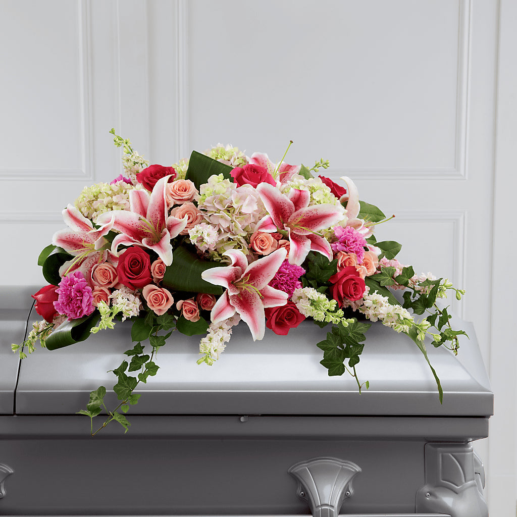 Splendid Grace Casket Spray – MOORE'S FLOWERS & GIFTS, Fayette AL