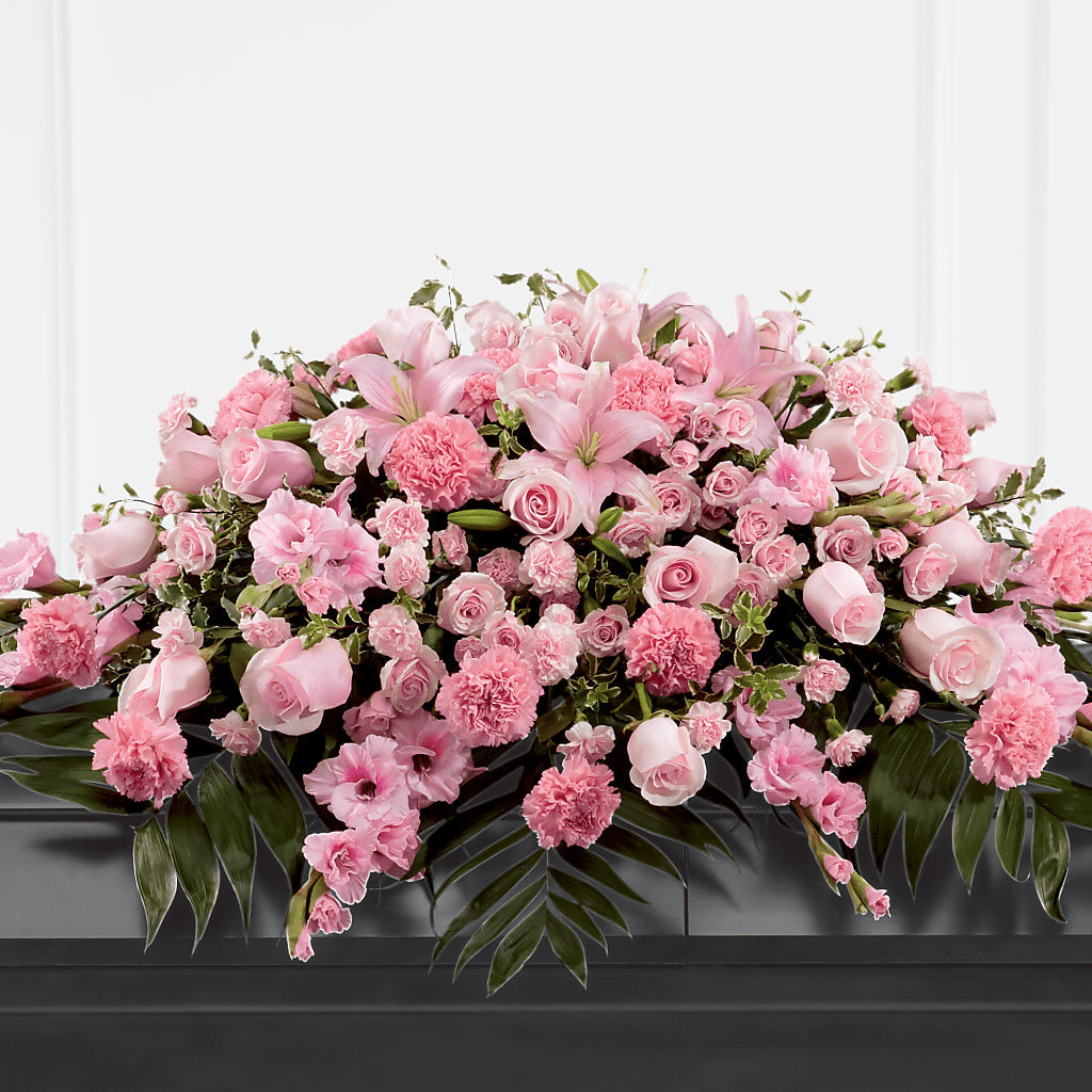 Garden of Comfort Casket Spray (Standard) – MOORE'S FLOWERS & GIFTS, Fayette AL
