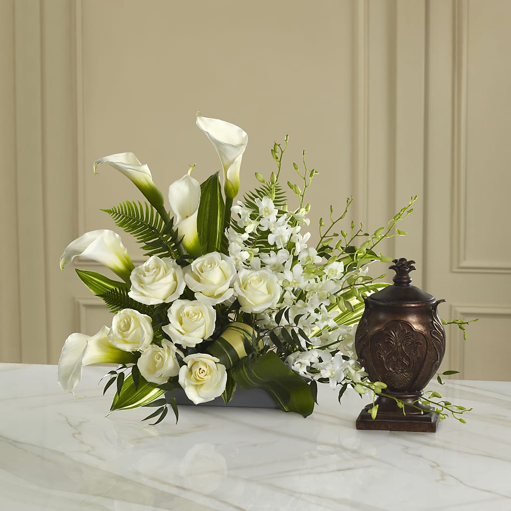At Peace Arrangement – MOORE'S FLOWERS & GIFTS, Fayette AL