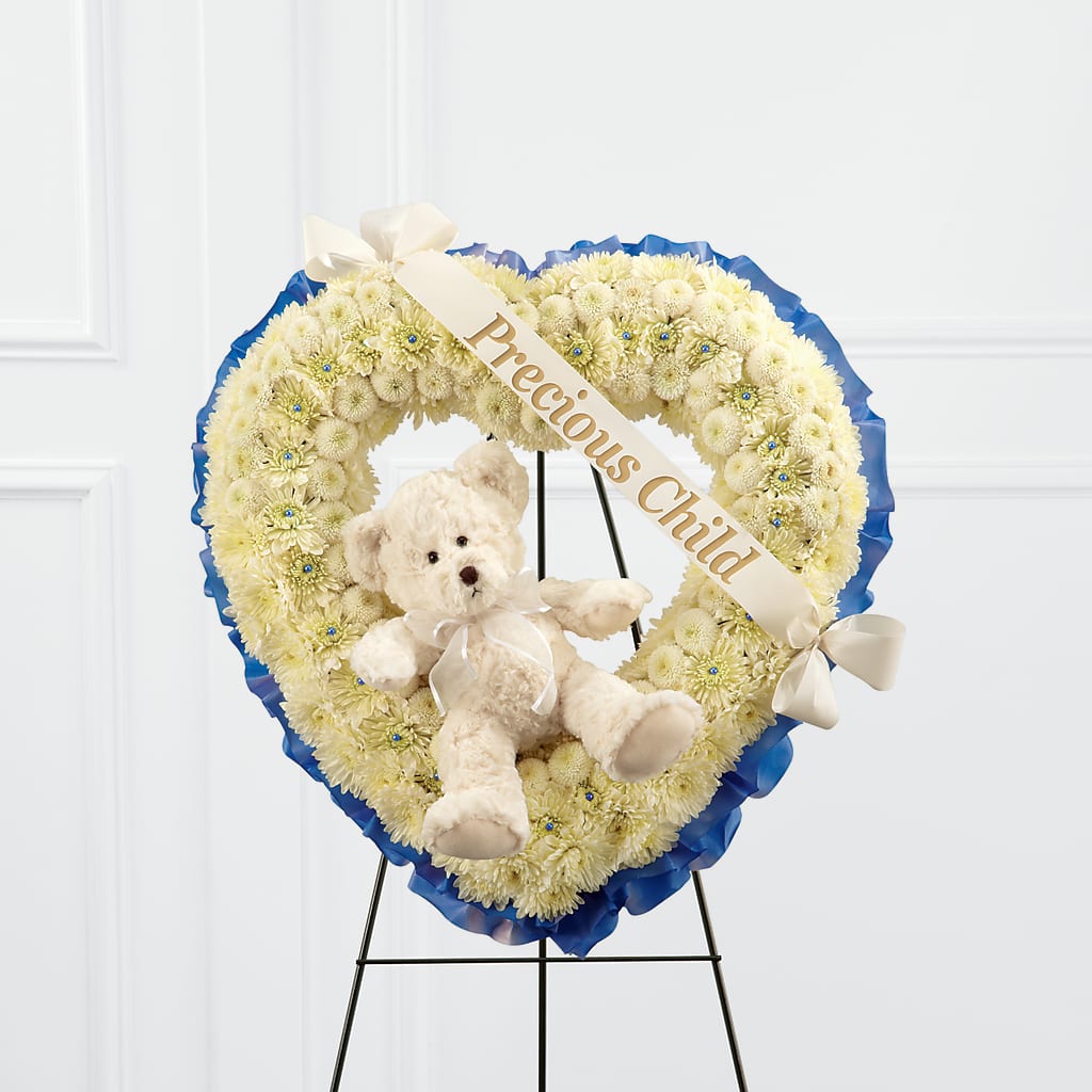 Precious Child Standing Heart – MOORE'S FLOWERS & GIFTS, Fayette AL