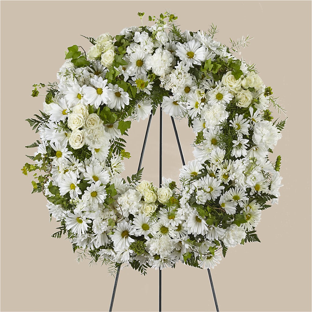 Faithful Wishes Wreath – MOORE'S FLOWERS & GIFTS, Fayette AL