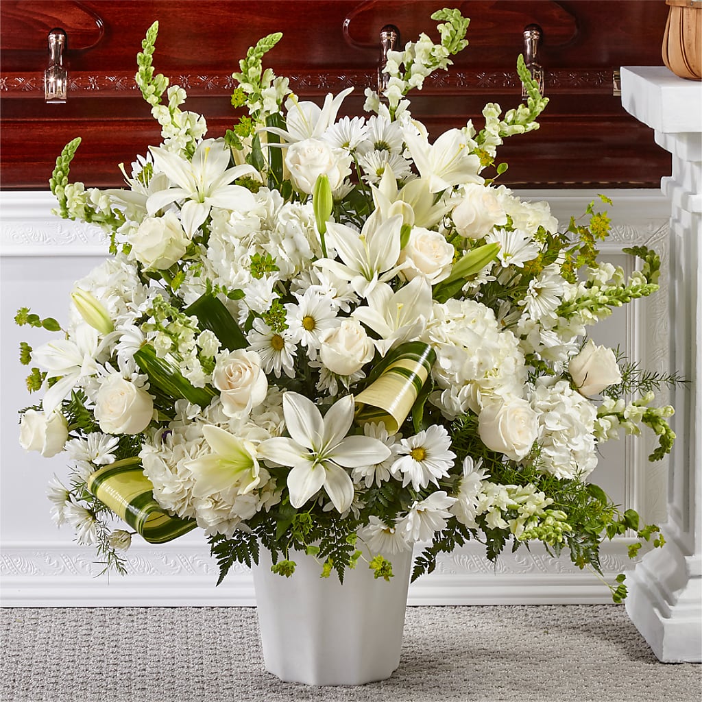 Thoughts of Tranquility Floor Basket – MOORE'S FLOWERS & GIFTS, Fayette AL