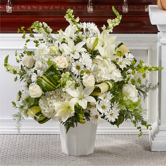 Thoughts of Tranquility Floor Basket – MOORE'S FLOWERS & GIFTS, Fayette AL