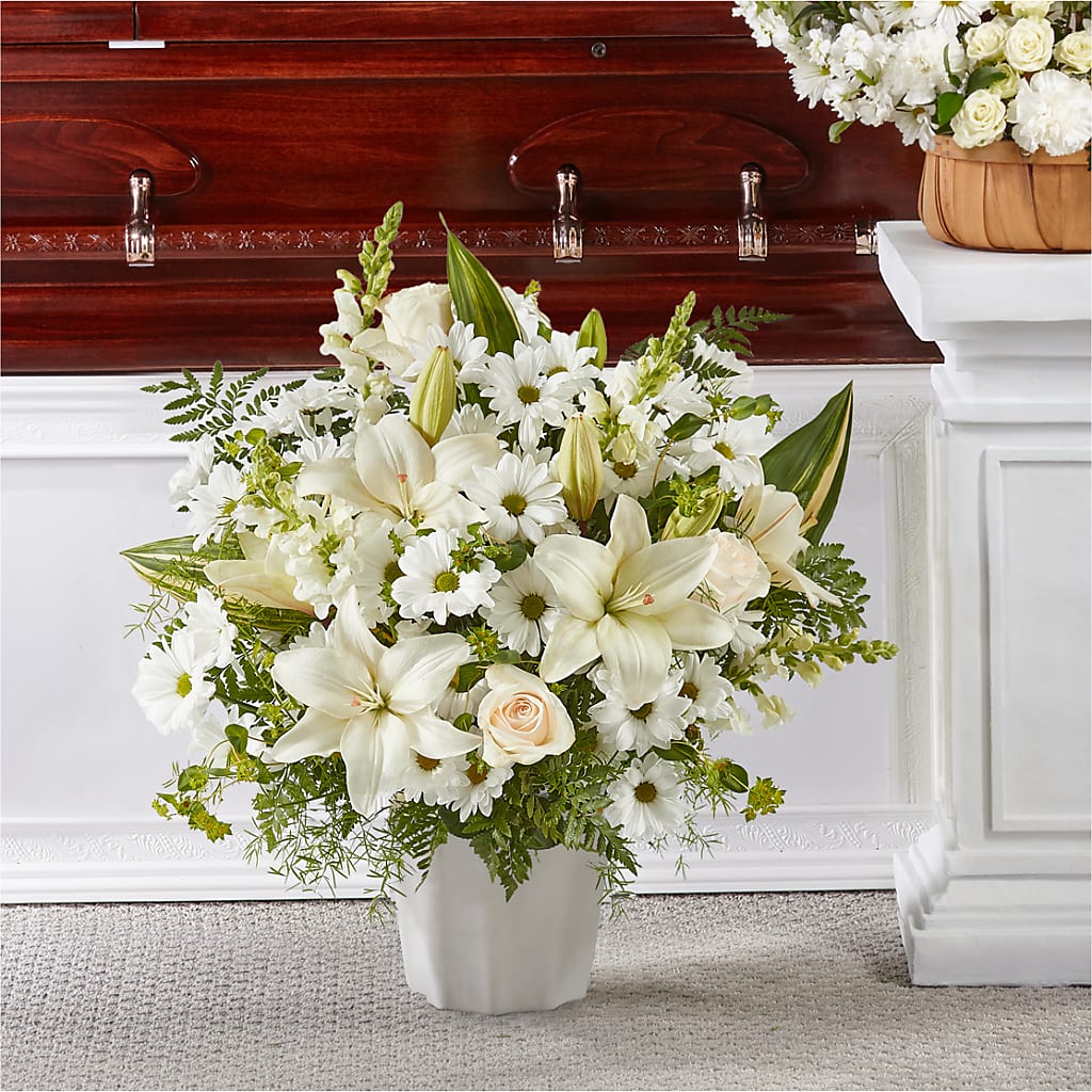 Thoughts of Tranquility Floor Basket – MOORE'S FLOWERS & GIFTS, Fayette AL