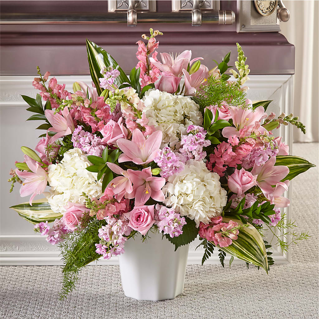 Simply Serene Floor Basket – MOORE'S FLOWERS & GIFTS, Fayette AL