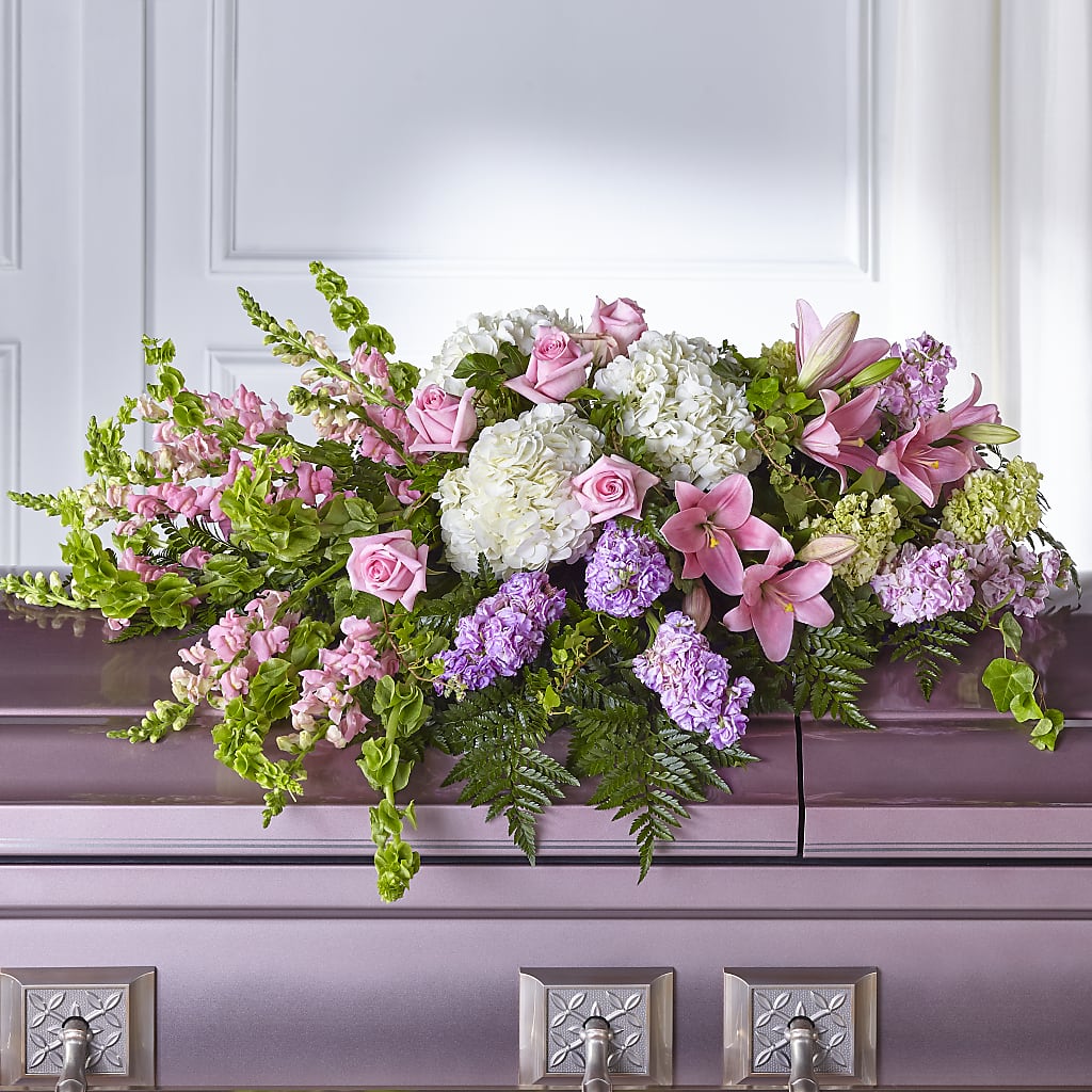 Life's Gratitude Casket Spray – MOORE'S FLOWERS & GIFTS, Fayette AL