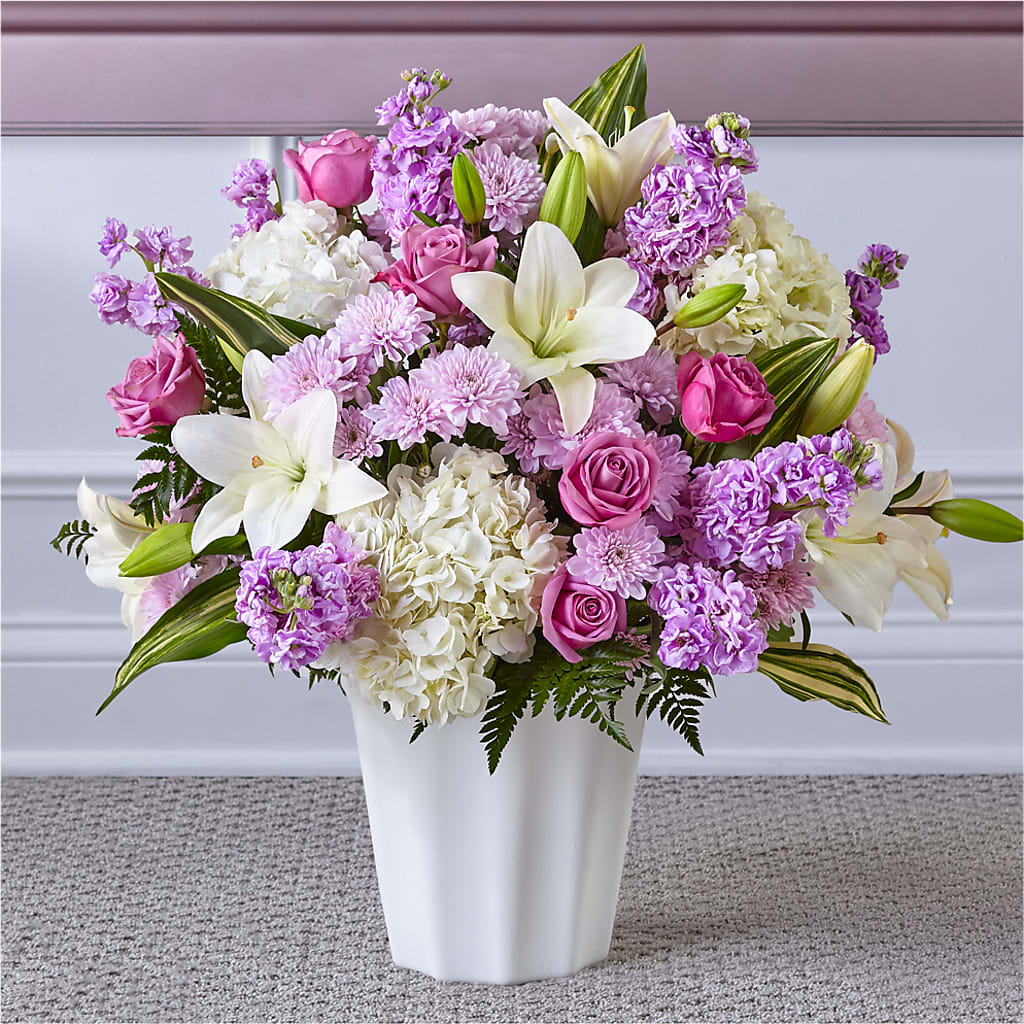 Heaven Sent Floor Basket – MOORE'S FLOWERS & GIFTS, Fayette AL
