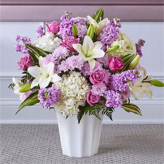 Heaven Sent Floor Basket – MOORE'S FLOWERS & GIFTS, Fayette AL