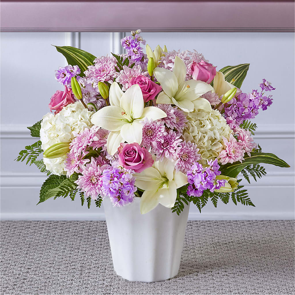 Heaven Sent Floor Basket – MOORE'S FLOWERS & GIFTS, Fayette AL