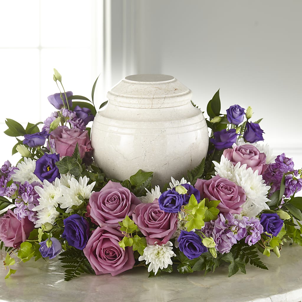 Blooming Sympathy Cremation Adornment – MOORE'S FLOWERS & GIFTS, Fayette AL