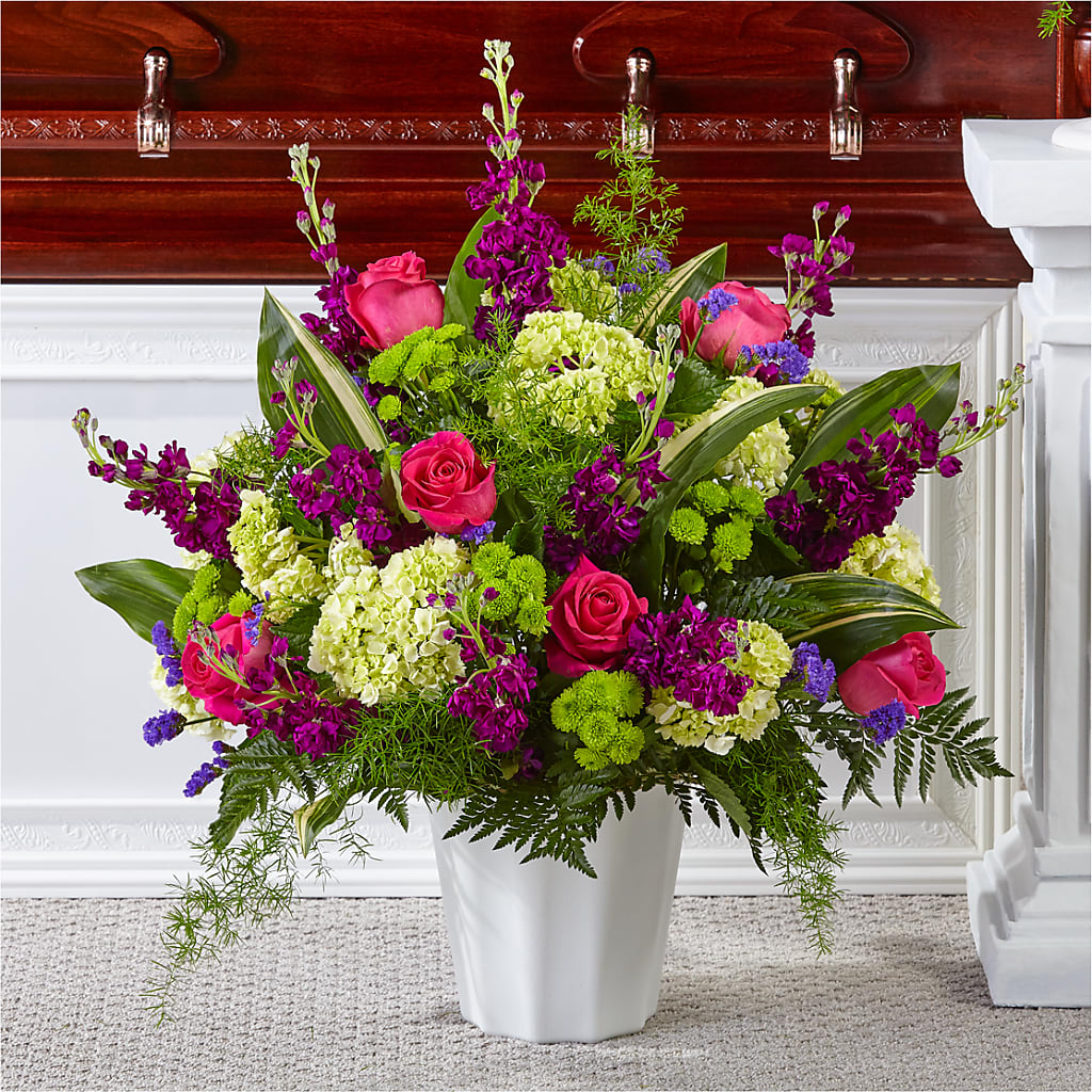 Beautiful Horizons Floor Basket – MOORE'S FLOWERS & GIFTS, Fayette AL