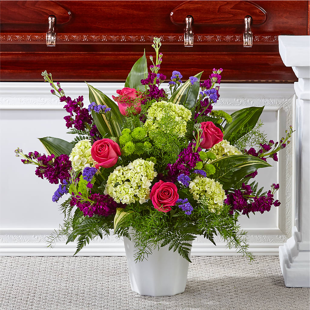 Beautiful Horizons Floor Basket – MOORE'S FLOWERS & GIFTS, Fayette AL
