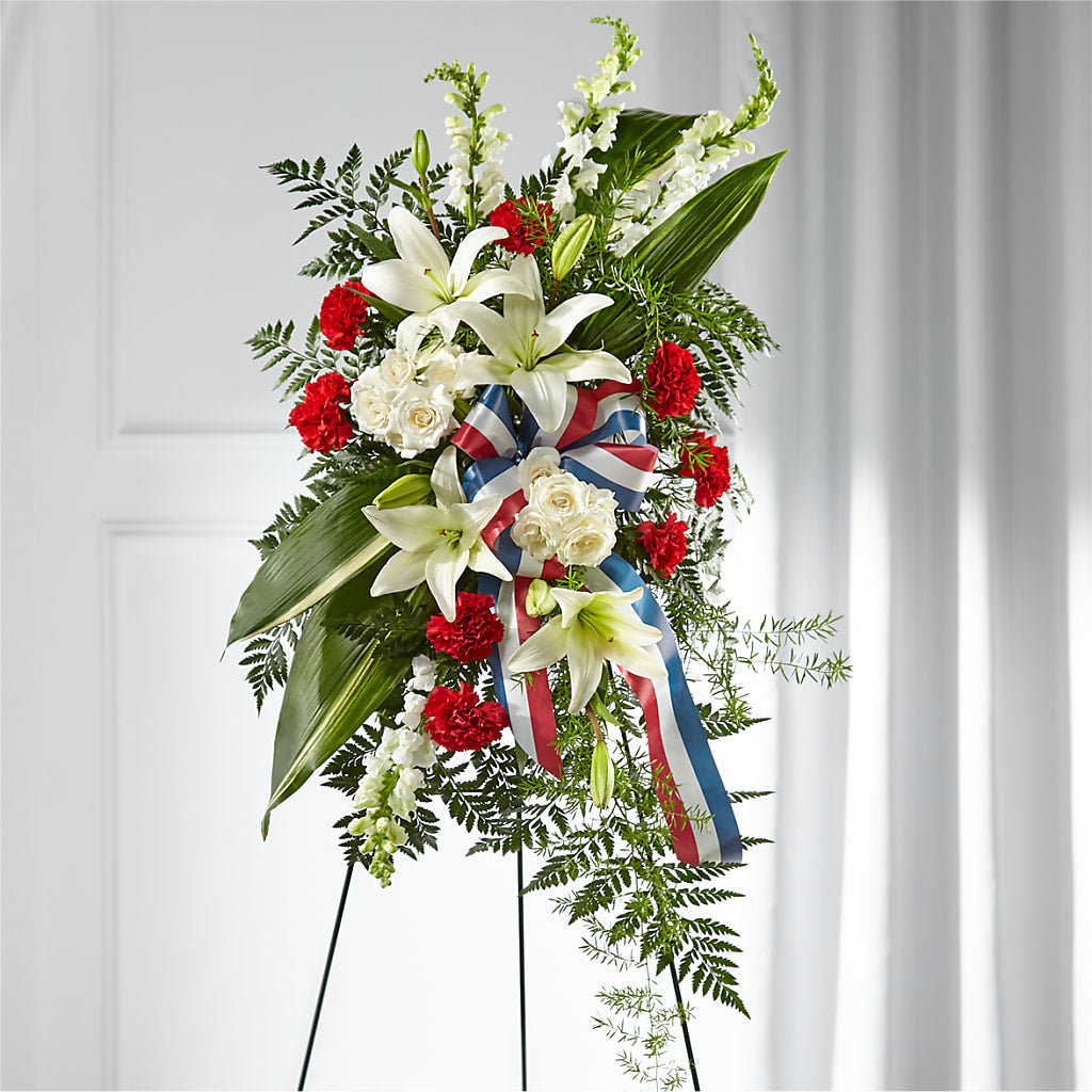 Stars of Life Standing Spray – MOORE'S FLOWERS & GIFTS, Fayette AL