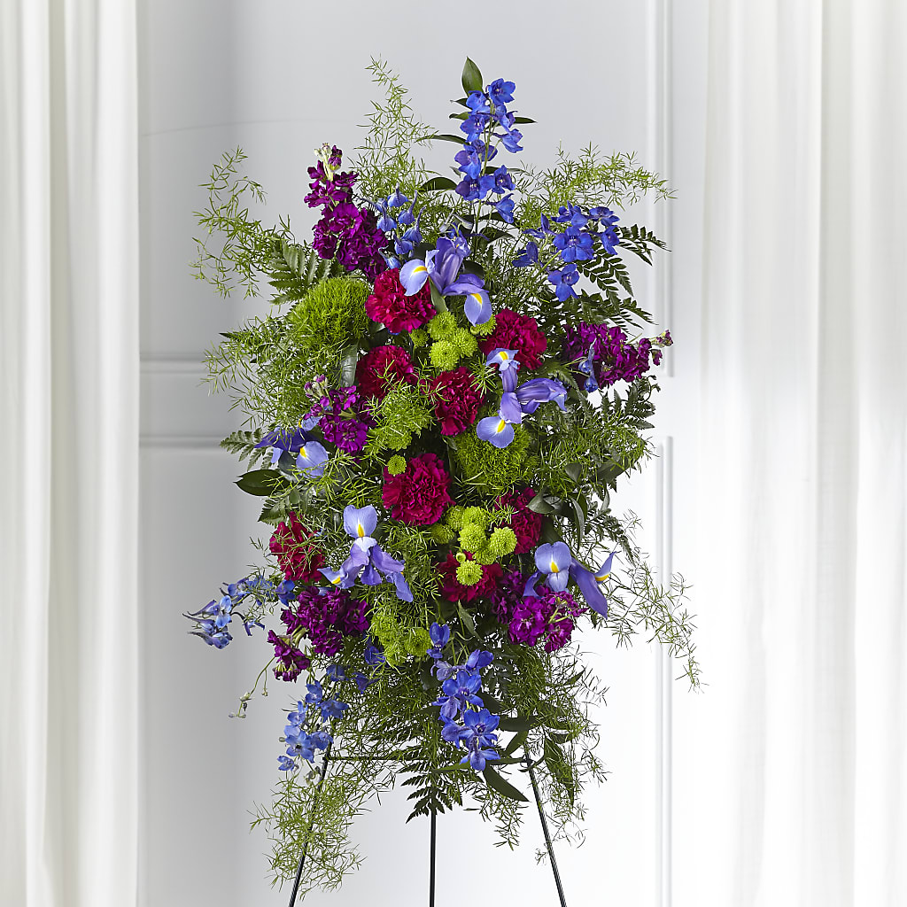 Heavenly Skies Standing Spray – MOORE'S FLOWERS & GIFTS, Fayette AL