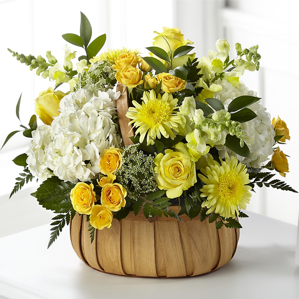 Rustic Remembrance Basket – MOORE'S FLOWERS & GIFTS, Fayette AL