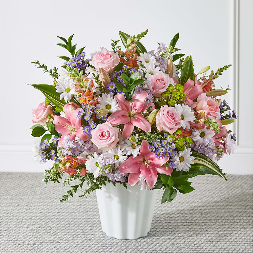 Abundant Compassion Floor Basket – MOORE'S FLOWERS & GIFTS, Fayette AL