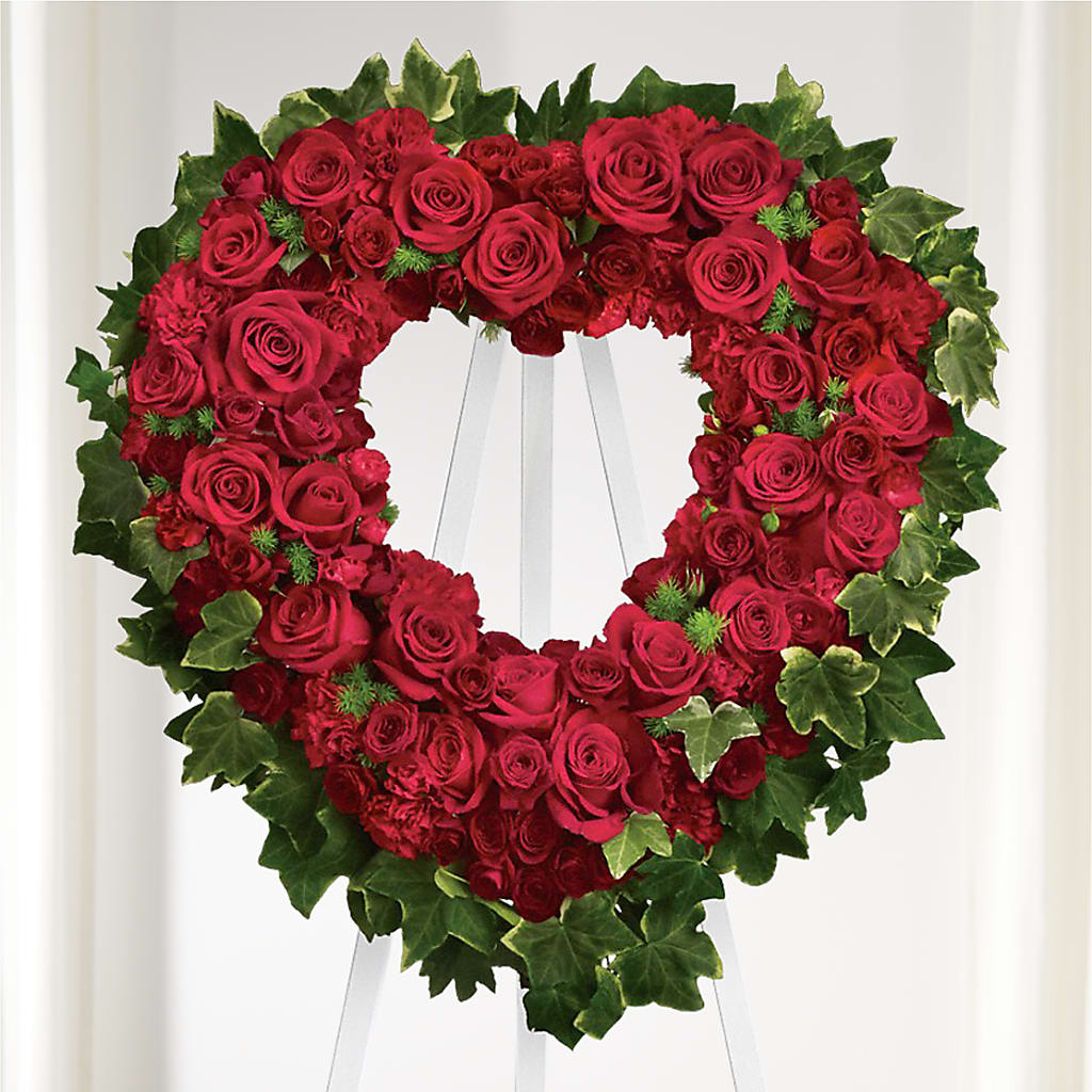 Wholehearted Standing Spray – MOORE'S FLOWERS & GIFTS, Fayette AL