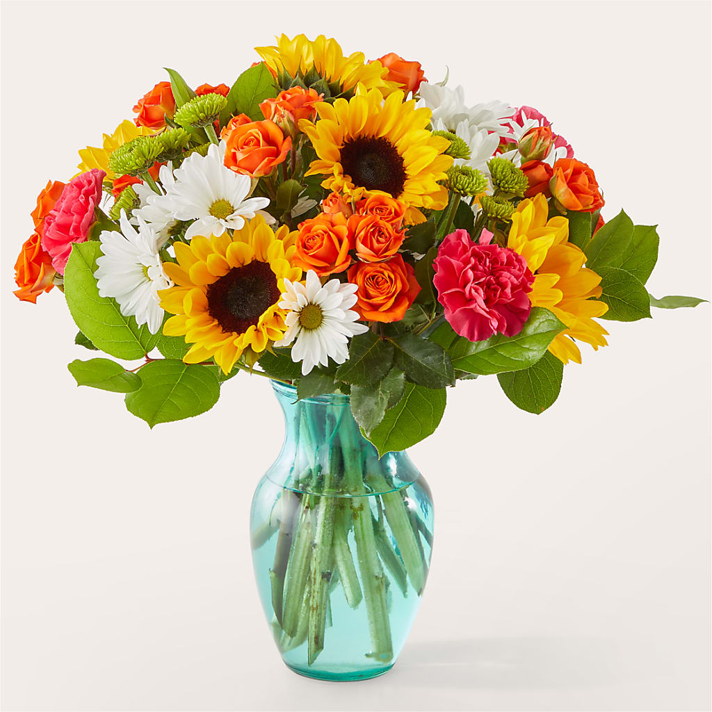 Sun-drenched Blooms Bouquet – MOORE'S FLOWERS & GIFTS, Fayette AL