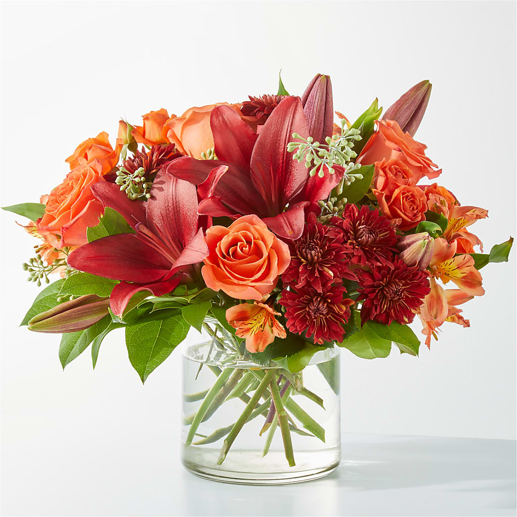 Crimson Leaves Bouquet – MOORE'S FLOWERS & GIFTS, Fayette AL