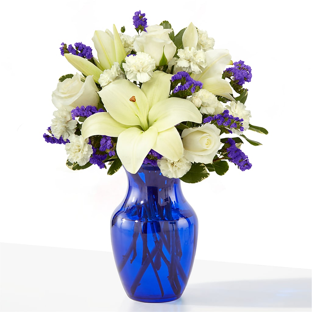 Sapphire Rush Bouquet – MOORE'S FLOWERS & GIFTS, Fayette AL
