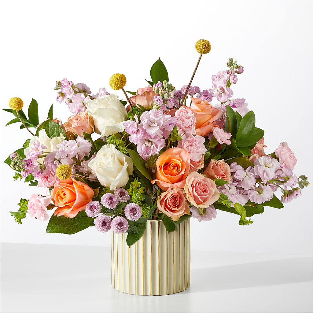 French Market Bouquet with Ivory Vase – MOORE'S FLOWERS & GIFTS, Fayette AL