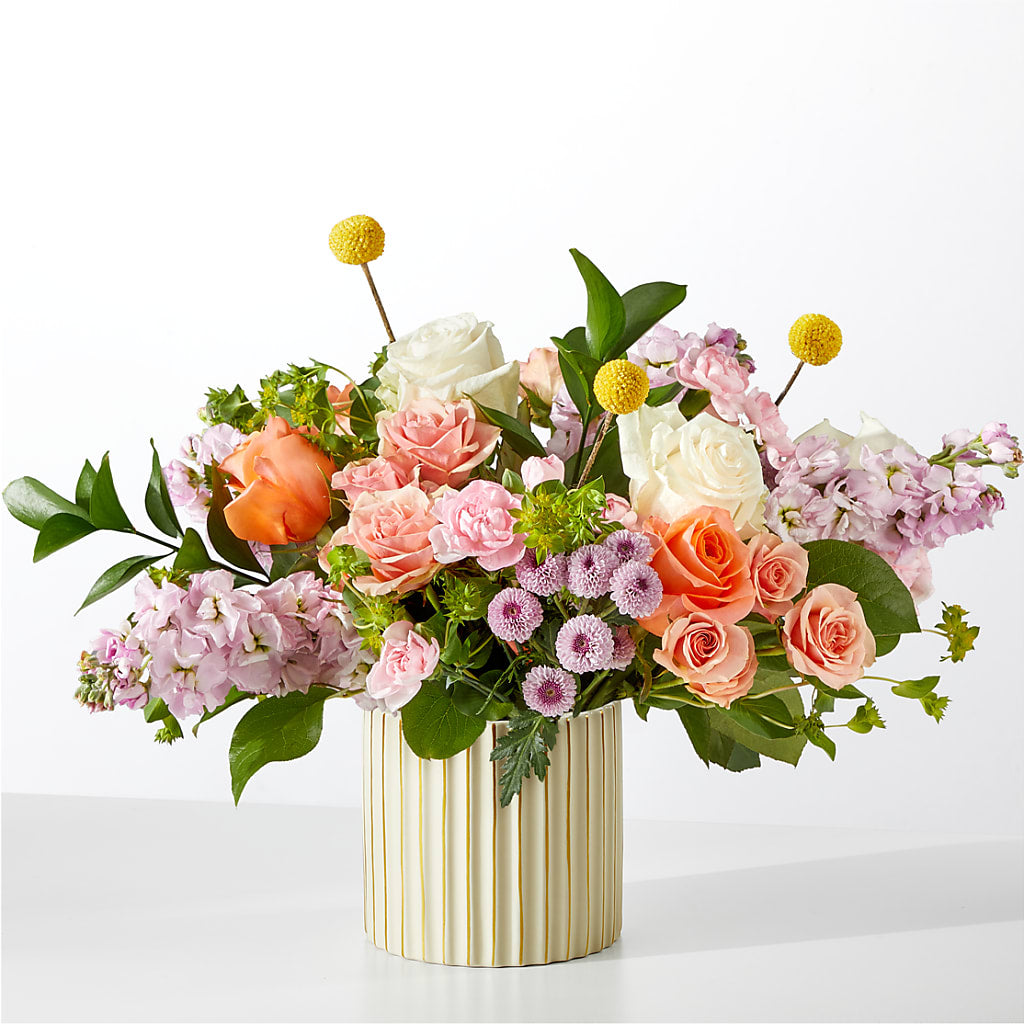 French Market Bouquet with Ivory Vase – MOORE'S FLOWERS & GIFTS, Fayette AL