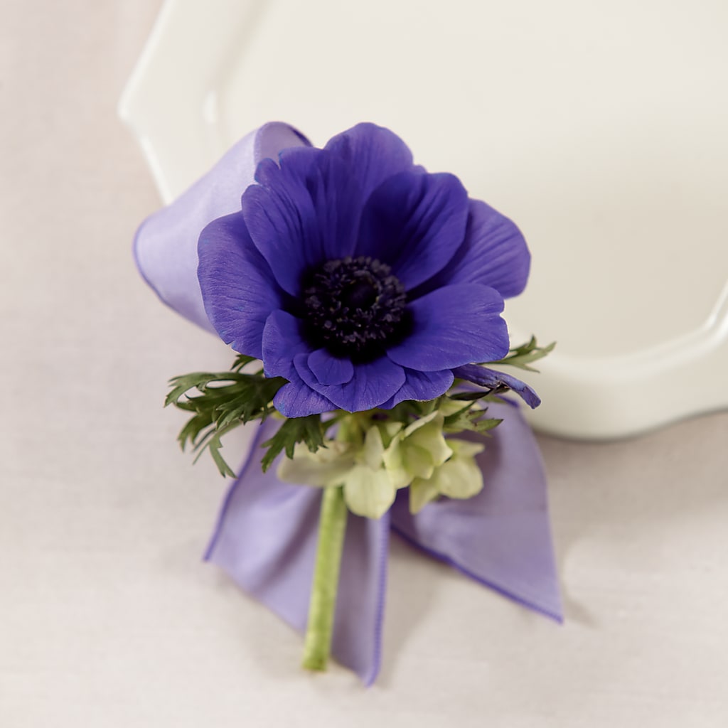 Purple Passion Boutonniere – MOORE'S FLOWERS & GIFTS, Fayette AL