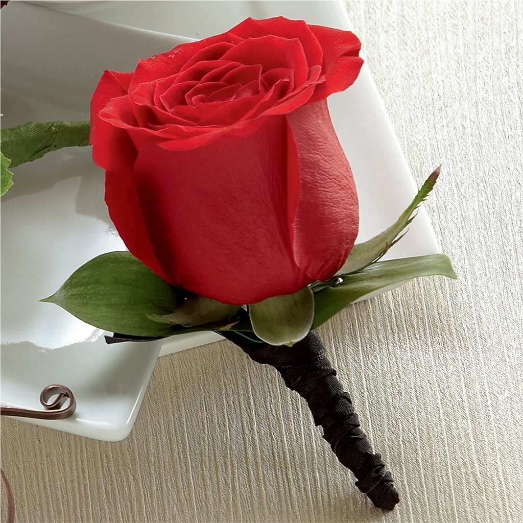 Red Rose Boutonniere – MOORE'S FLOWERS & GIFTS, Fayette AL