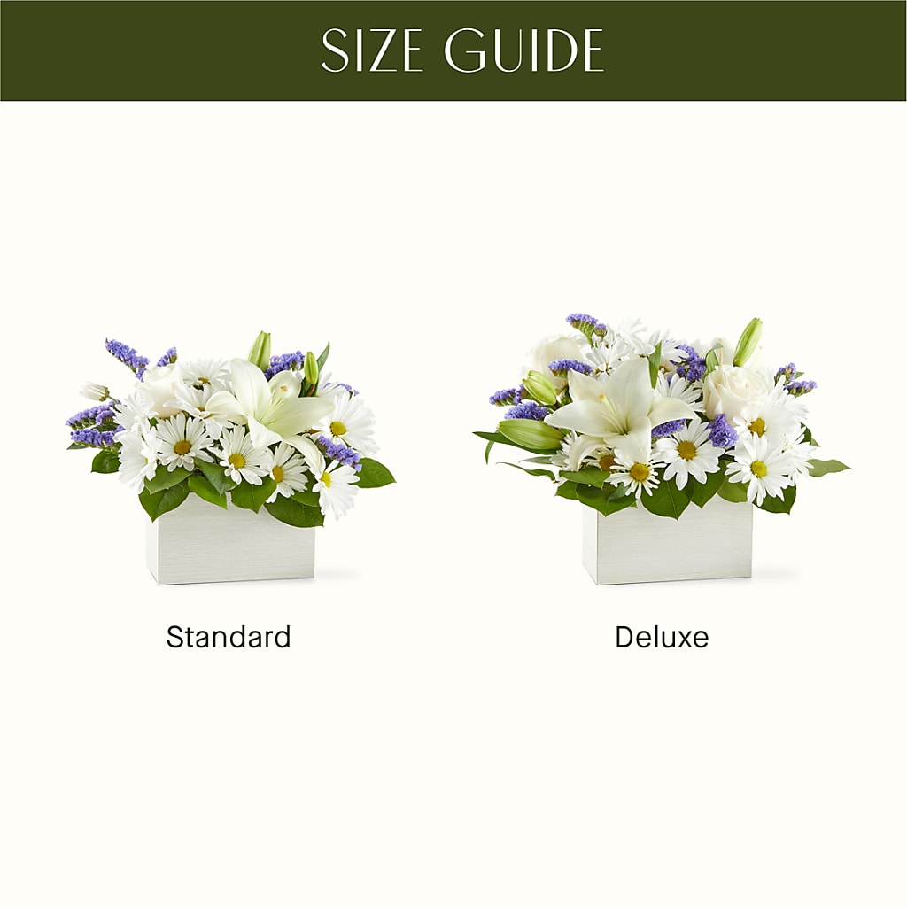 Beyond Blue Box Bouquet – MOORE'S FLOWERS & GIFTS, Fayette AL