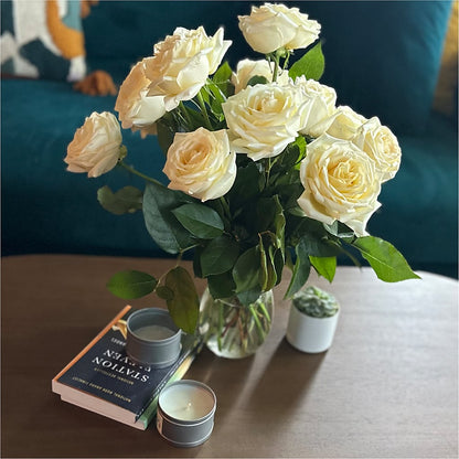 Long Stem Yellow Rose Bouquet – MOORE'S FLOWERS & GIFTS, Fayette AL