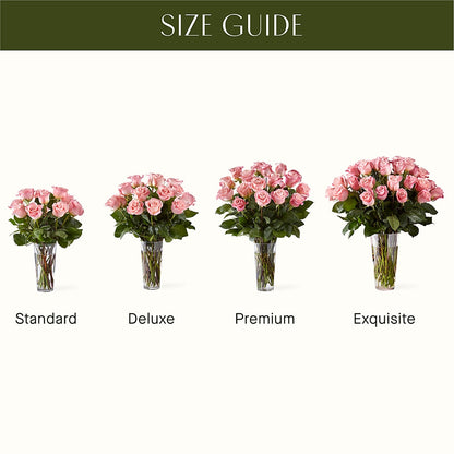 Long Stem Pink Rose Bouquet – MOORE'S FLOWERS & GIFTS, Fayette AL