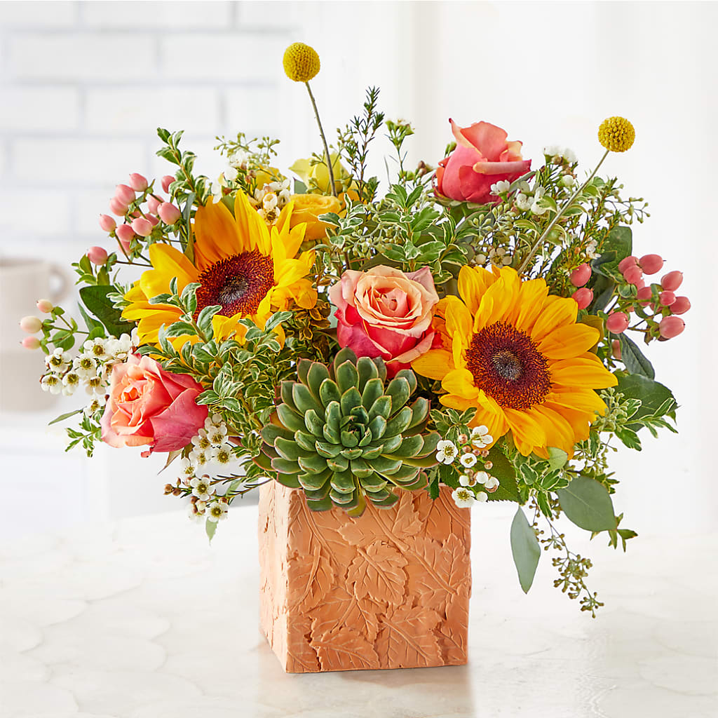 Sunflower Season Bouquet – MOORE'S FLOWERS & GIFTS, Fayette AL
