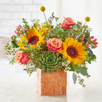 Sunflower Season Bouquet – MOORE'S FLOWERS & GIFTS, Fayette AL