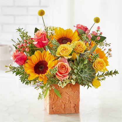 Sunflower Season Bouquet – MOORE'S FLOWERS & GIFTS, Fayette AL