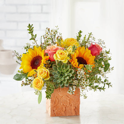 Sunflower Season Bouquet – MOORE'S FLOWERS & GIFTS, Fayette AL
