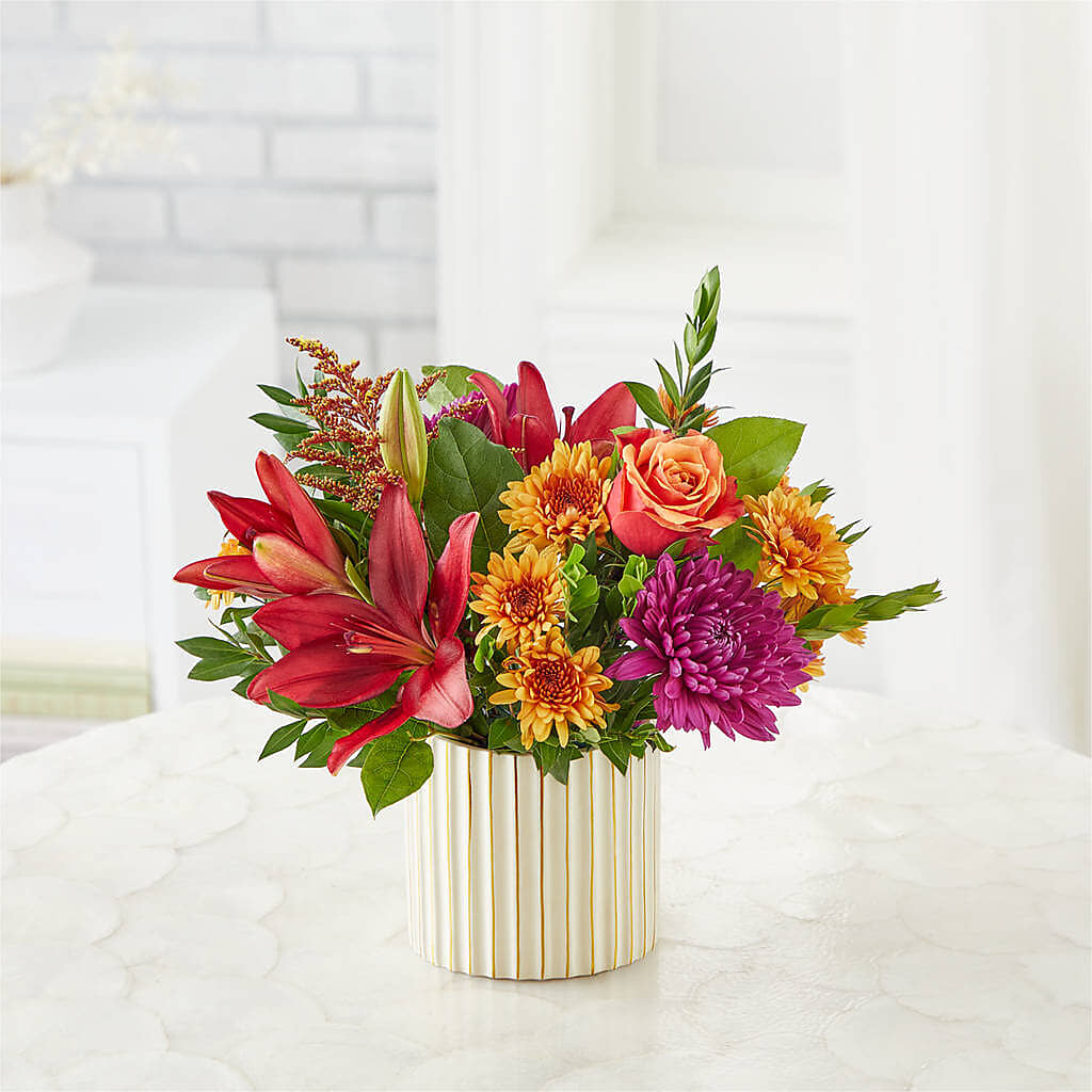 Burgundy Landscape Bouquet – MOORE'S FLOWERS & GIFTS, Fayette AL